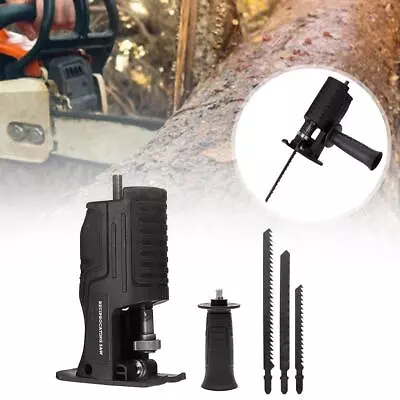 Conversion Head Electric Drill Screwdriver Saw Reciprocating Wood Hacksaw E4K6 • $24.96