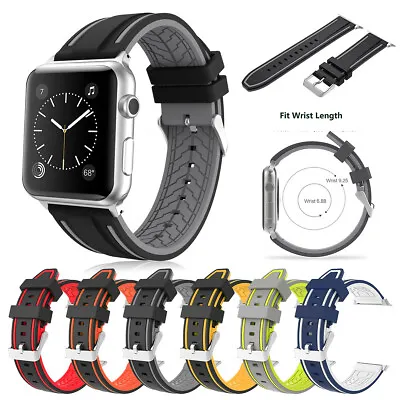 $6.99 • Buy Apple Watch Series 2/3/4/5/6 Milanese Silicone  Band Strap 38 40mm 42mm 44mm