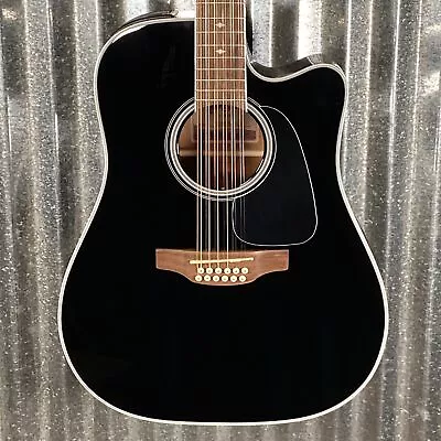 Takamine GD38CE Black 12 String Acoustic Electric Guitar & Bag #0934 • $949.99