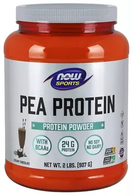 NOW Foods Pea Protein Dutch Chocolate - 907g • £37.19