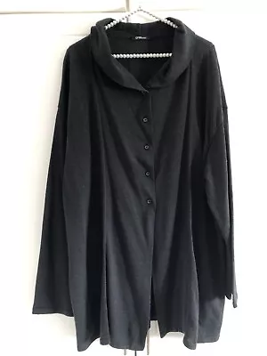 Crea Concept Merino Wool Blend Tunic.Size XL. Layering.Lagen Look.Button Through • £34.99