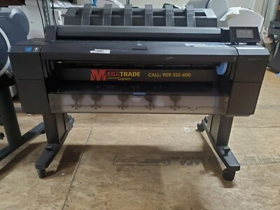 $4200 • Buy HP DesignJet T2500 36-inch Color Inkjet Wide Format Printer Scanner LOW METER