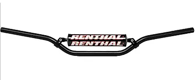 Renthal Aluminum 7/8  Handlebar Ricky Carmichael Bend (#971) Black YZ RM KX CR • $95.69