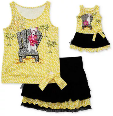 Dollie & Me Sz 4  Girl And 18  Doll Matching Outfit Dress Fit American Girls • $29.99