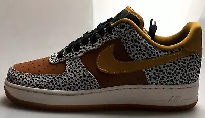 Nike Air Force 1 By You Id Safari Animal Print Atmos Inspo Tan White Gum 8 (#35 • $80