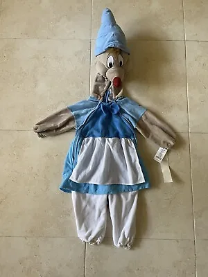 NWT Disney Store Suzy Mouse Costume Cinderella Childs Toddler 24 Months • $130