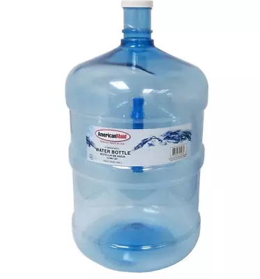 5 Gallon Water Jug Large Reusable Container Bottle Durable Plastic Big BPA FREE • $11.49