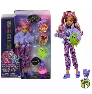 Monster High Creep-over Party's  Clawdeen Wolf  Doll Play Set W/Pet Cescent • $21.99