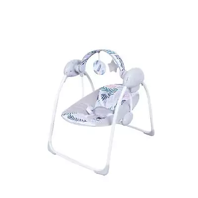 Childcare Vibe 'N' Swing Electronic Baby Infant Bouncer Hanging Toys Tropic Grey • $189.99