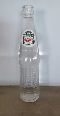 Vintage 10 Ounce Canada Dry Clear Bottle • $7.99