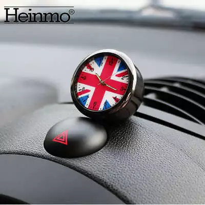 Union Jack Car Clock Dashboard Decor Accessories For MINI Cooper R56 R60 F55 F56 • £8.46