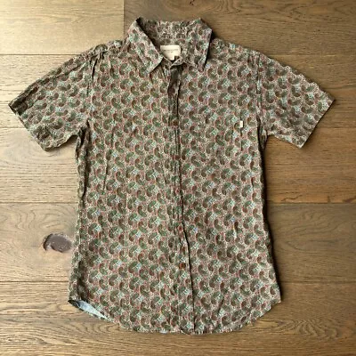 OBEY Propaganda Mexican Print Button Up Short Sleeve Shirt - Men's M Medium • £6.25