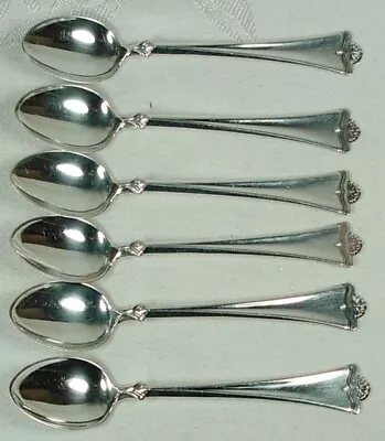 Konval Magnus Aase Norway 1876-1953 830 Silver 6 Demitasse Spoons • $60