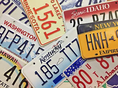 Authentic License Plates - All States Available & More In Good Condition • $14.99