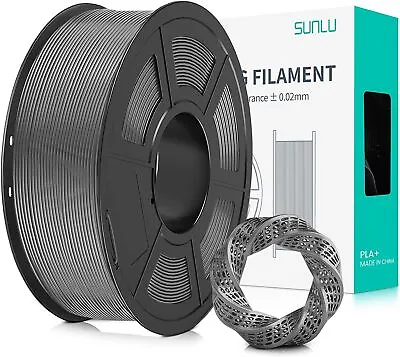 NEW SUNLU PLA 3D Printer Filament 1.75mm  1KG Gray AUS Stock • $29.95