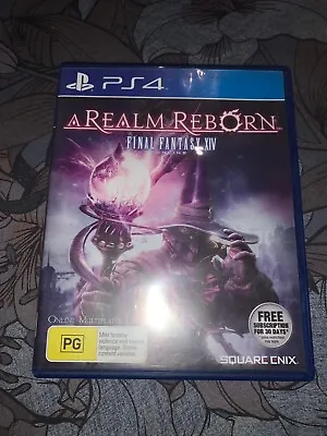 PS4 Final Fantasy XIV Online: A Realm Reborn SONY PLAYSTATION • $25