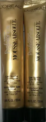 2 Pack Loreal Superior Preference Absolue Mousse Supreme Conditioner 1.86 Oz  • $15.19