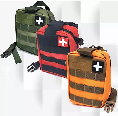 Tactical First Aid Kit Medical Molle Rip Away EMT IFAK Survival Pouch Bag • $12.99