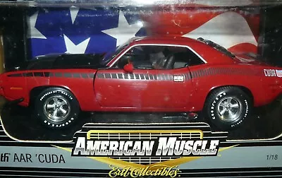 1/18    ( IB )  1970 AAR Cuda Red • $159.95