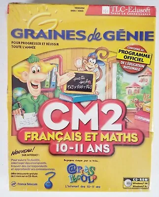 TLC Edusoft French And Math PC Program In French New Sealed 10 - 11 Years 1999 • $7