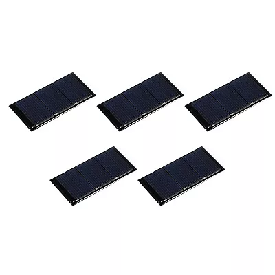 Mini Solar Panel Cell 1.5V 160mA 0.24W 60mm X 30mm For DIY Project Pack Of 5 • $8.42