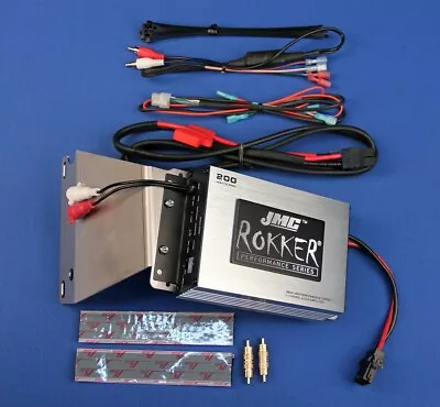 J&M ROKKER Series 200w 2-CH Amp Kit 98-13 HD RoadGlide/Ultra - JMRA-2000HR06 • $374.99