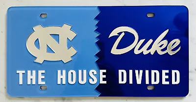 Stockdale Technologies Duke & North Carolina 'House Divided' License Plate Tag • $20