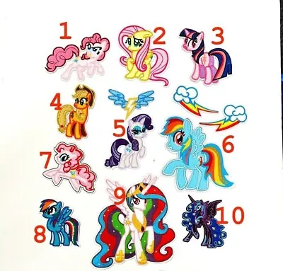 My Little Pony Patch Embroidered Sew On Or Iron On Patches Children's Kids Patch • $3.47