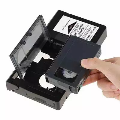 VHS To VHSC Tape Converter Player VHS-C Tape VHS-C Cassette Motorized Adapters • $55.59