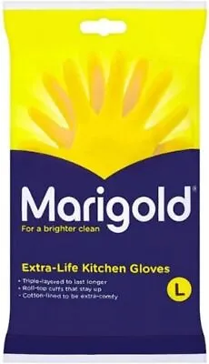 MARIGOLD Extra Life Kitchen Gloves Large Case Of 6 • £17.02