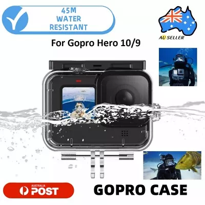 Waterproof Diving Protective Camera Accessories 45m Housing Case GoPro Hero 10 9 • $26.13