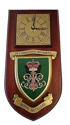 29 Commando Royal Artillery Regiment Military Wall Plaque & Clock • £31.99