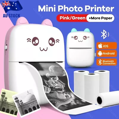 $16.77 • Buy Pocket Thermal Printer Mini Bluetooth Mobile Phone Label Photo Printing Machine