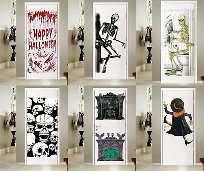 Halloween Hanging Door Window Or Wall Trick Or Treat Decorations (Choose) • £3.49