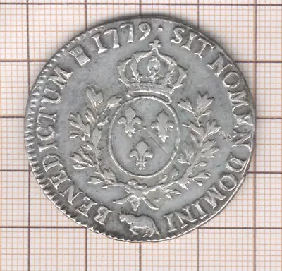 Louis XVI ECU Del Béarn Silver 1779 • £87.88