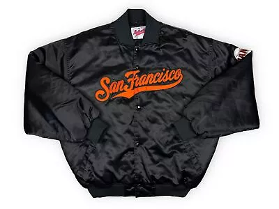 Vintage San Francisco Giants Jacket 90s 00s Starter Diamond Collection Bomber R5 • $179.99