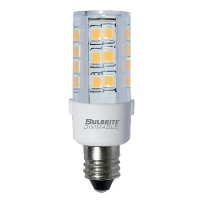 Bulbrite 770581 Bulb LED Damp Location 4.5W 120V T4 Mini Candelabra E11 Base 30K • $14.15