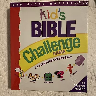 Kid's Bible Challenge Game Opened Complete Christian Learning Homeschool • $15