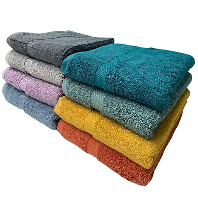 Egyptian Cotton Towels Super Soft Plush Face Cloth Hand Bath Towel Sheet 600gsm • £1.99