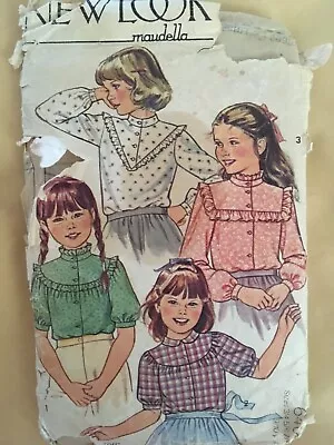 New Look 6400 Vintage Child’s Edwardian Blouse Sewing Pattern Size 3-10yrs RARE • £20