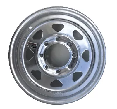 Trailer Wheel Galvanized Rim 16 X 6 Spoke 8 Lug On 6.5 4.90 In. Center Bore • $115.97