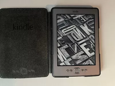 Amazon Kindle 4th Generation Wi-Fi 6 Inch Ebook Reader - Graphite • £10