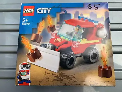 Lego 60279 City Fire Engine Hazard Truck Set Brand New In Sealed Box • $17.95