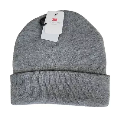 West Loop 3m Thinsulate Men's Gray Insulation Cuffed Beanie Hats Cap - One Size • $9.99