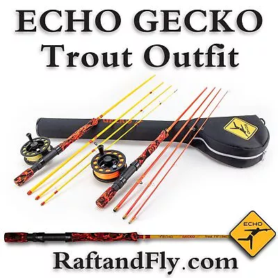 Echo Gecko Kids Fly Rod Kit Outfit 5wt 7'9  - Lifetime Warranty - FREE SHIPPING • $189.99