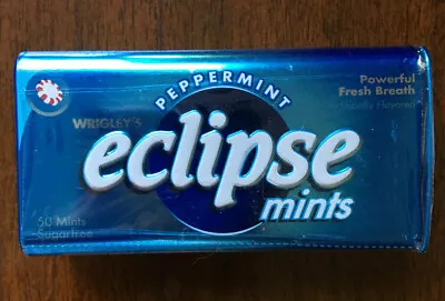 WRIGLEY'S Eclipse Peppermint **MINTS** In Tin DISCONTINUED Made In USA *SEALED* • $13.95