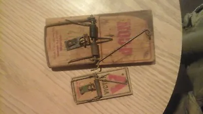 Vintage Wood/Metal Lot Of 2 Dcon And Victor Mouse Traps UNTESTED -USED  • $11.75