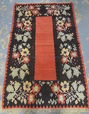 Antique Kilim Flat Weave Rug  • $345