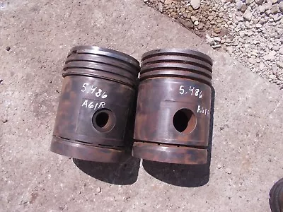 John Deere JD A AR Tractor Original Piston Pistons A61R A 61R & Rings & Pin • $69.95