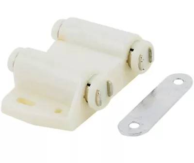 Double Magnetic Push Release Cupboard Catch Pressure Release White Open Wardrobe • £4.44